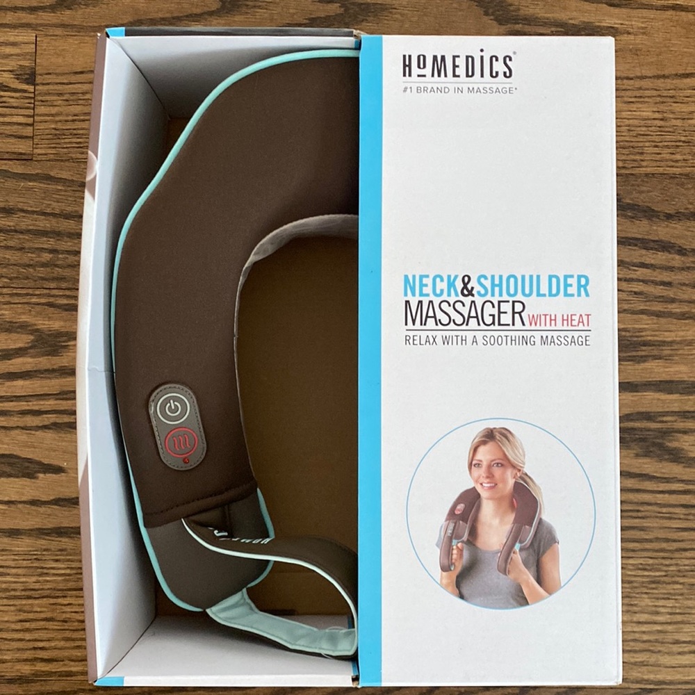 Like new! Homedics neck and shoulder messager with heat